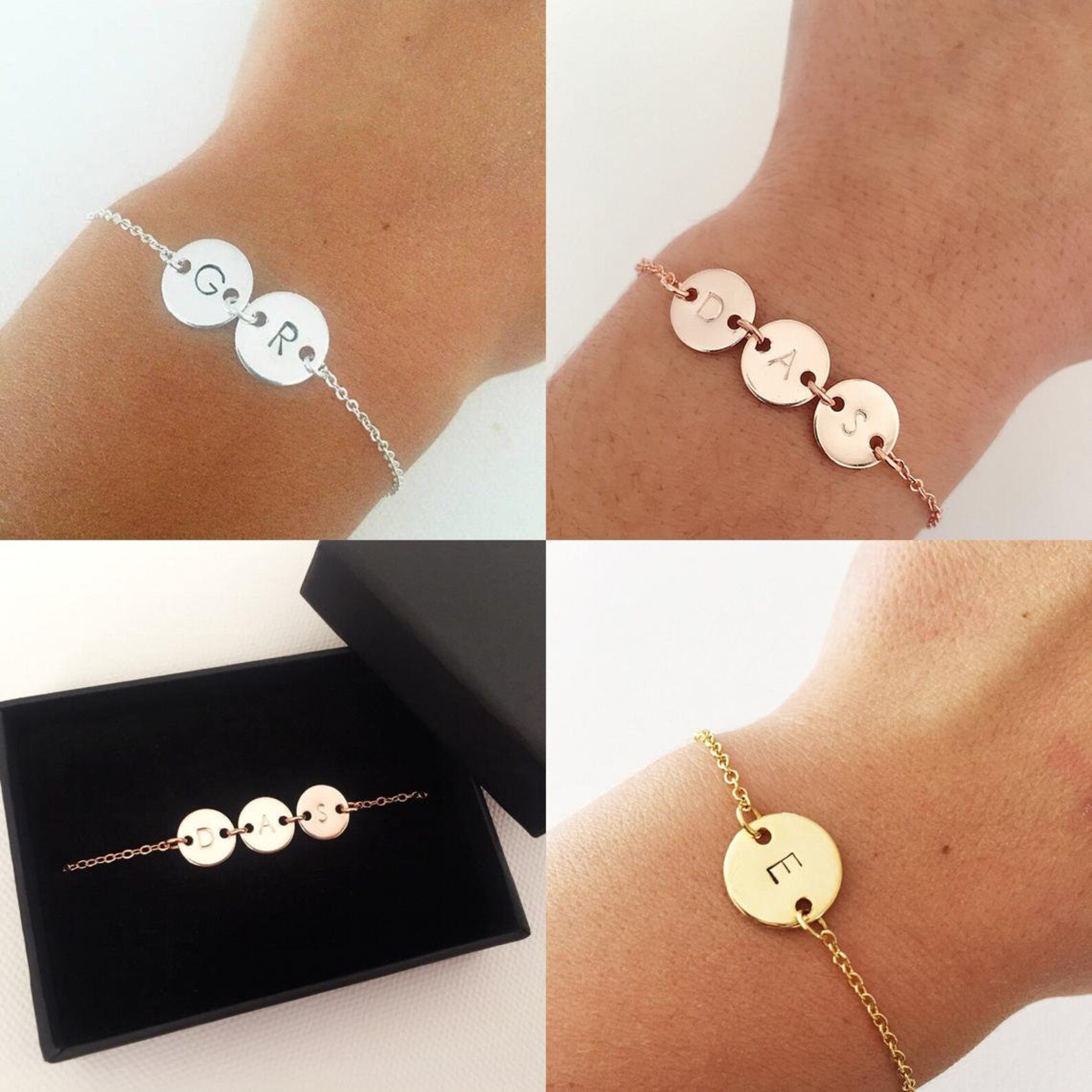 Bridesmaid Charm Bracelet Bridesmaid Jewelry Personalized | Etsy