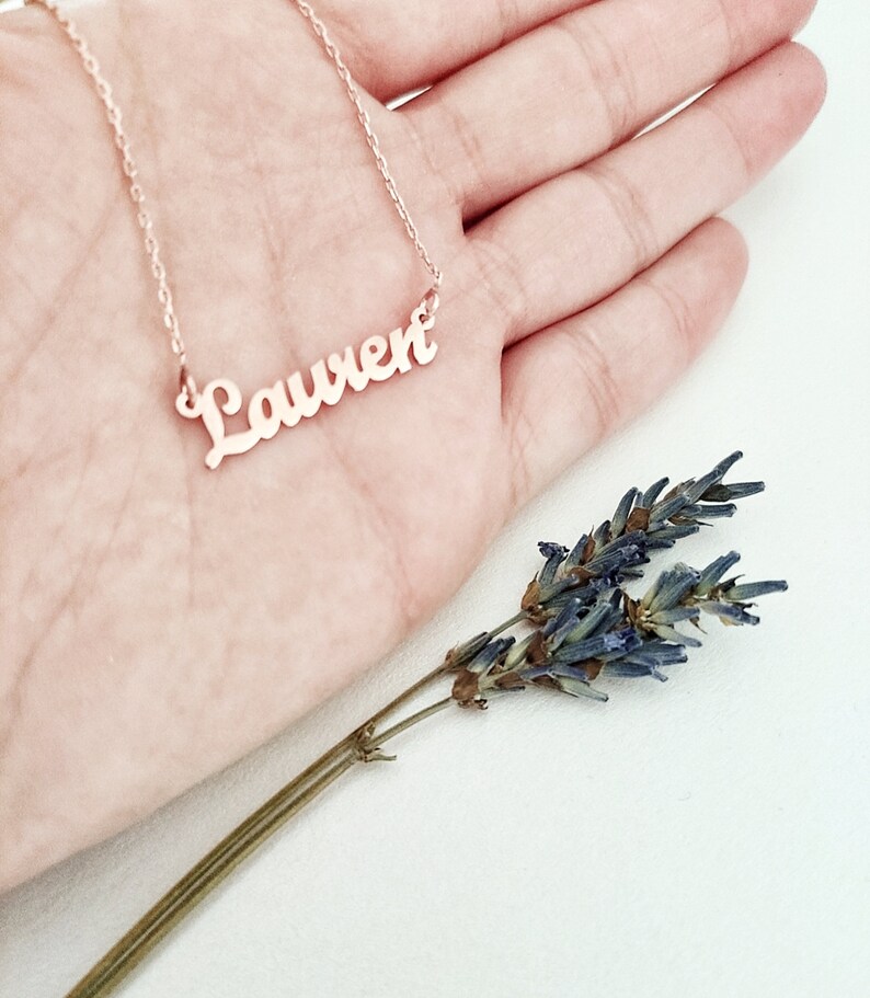 Mothers Day Gift Charm Necklace Personalized Necklace Name Pendant Necklace Custom Name Necklace Personalized Jewelry Gift for Her