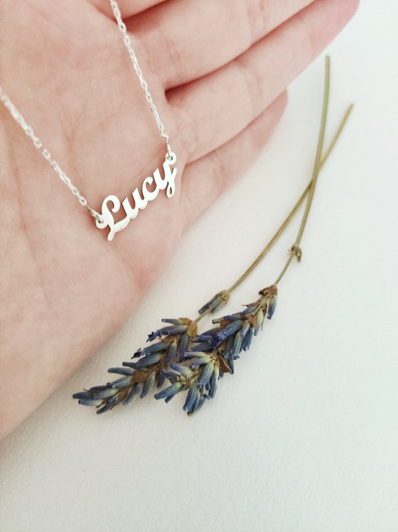 Mothers Day Gift Charm Necklace Personalized Necklace Name Pendant Necklace Custom Name Necklace Personalized Jewelry Gift for Her