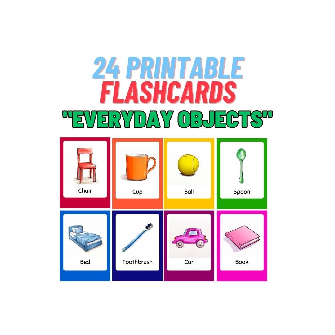 Everyday Objects Flashcards