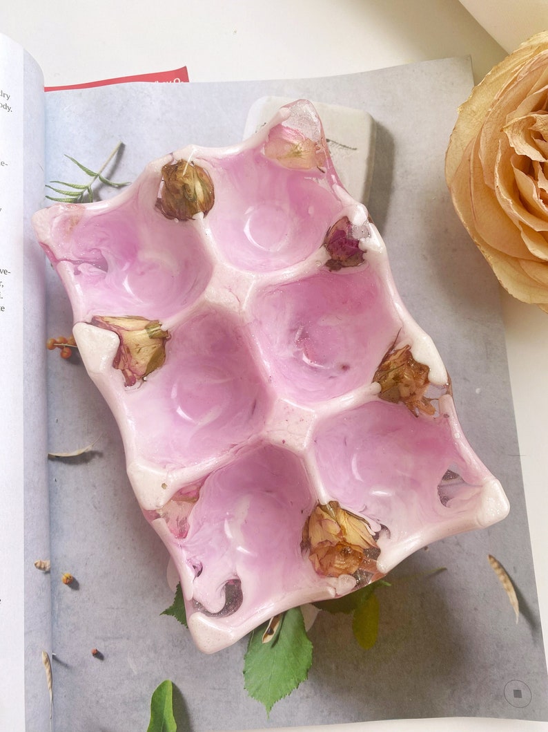 Egg Holder for 6 Eggs Resin Egg Tray Modern Easter Egg Etsy