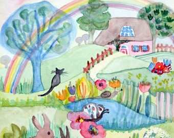 Frühlingposter / Jahreszeit Frühling / Wanddeko