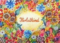 Greeting Card\/ Autumn Child\/ Handpainted\/ IllustrationWatercolourPrintPrint product logo