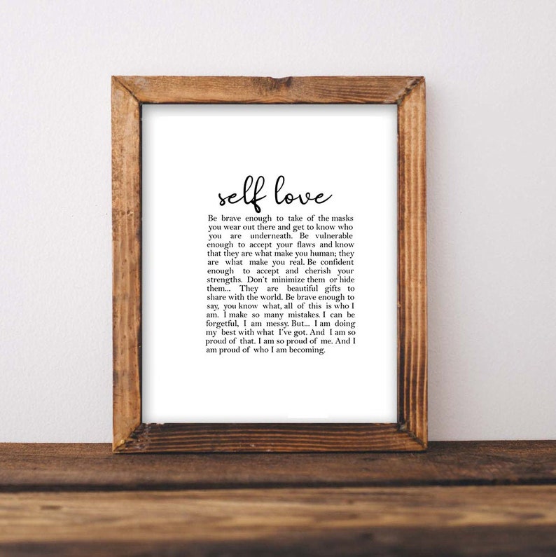Self Love Printable, Inspirational Quotes, Believe in Yourself ...