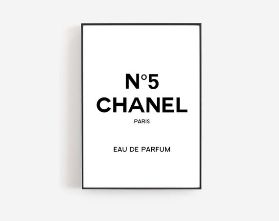 Chanel No. 5 Paris Eau de Parfum Fashion Make Up Printable | Etsy