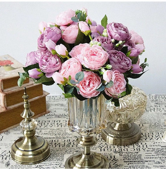 1 Bouquet Artifical Rose Silk Flower Wedding Party Home Decoration Decor