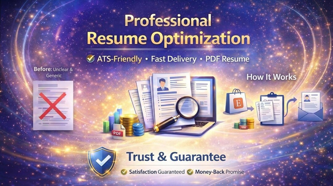 ATS Resume Optimization | Professional Resume Rewrite | Job Description ...