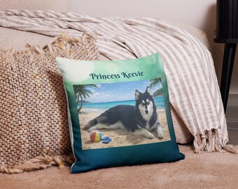 Custom Pet Photo Pillow – Personalized Dog or Cat Pillow Gift