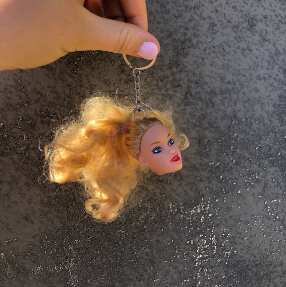 curly hair doll head