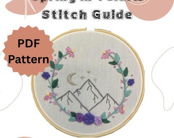 Spring in Velaris Stitch Guide - PDF Only - Includes Instructional Guide