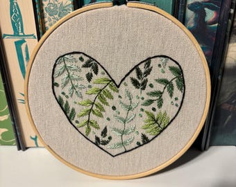 Plant Lover Embroidery Hoop Art