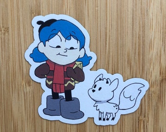 Baby Hilda and Twig Magnet