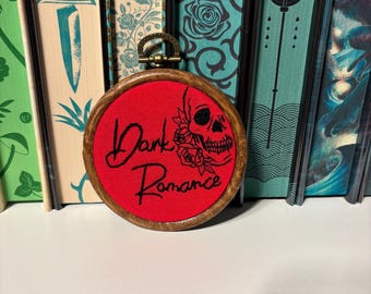 Dark Romance Embroidery Hoop Art
