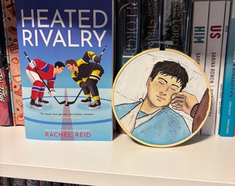 Heated Rivalry: Shane Embroidery Hoop Art
