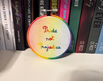 Pride Month Embroidery Hoop Art