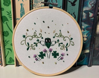 Irish Claddagh Embroidery Hoop Art