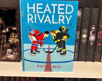 Hand Painted Heated Rivalry Wooden Book Box