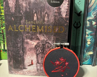 Manacled Embroidery Hoop Art