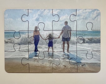 Personalized Photo Jigsaw Puzzle, Wooden Puzzle Gift