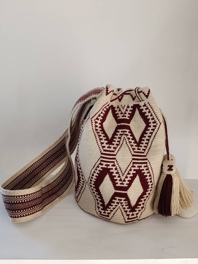Mochila Bag of a Single Thread Traditional Wayùu Design - Etsy