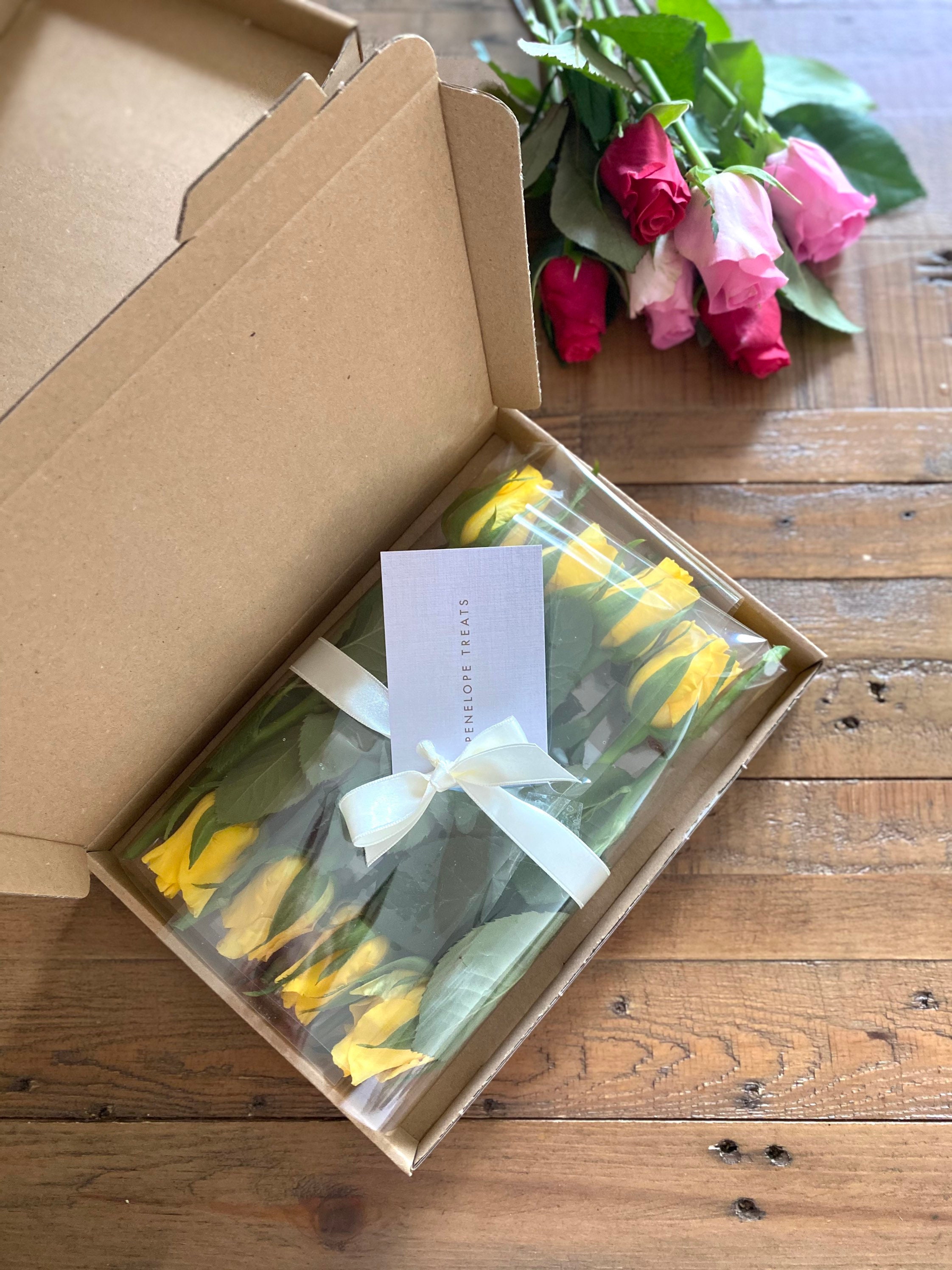 Letterbox Flowers Fresh Gift Card Included Letterbox Etsy