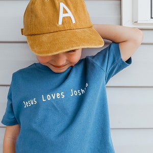 Jesus Loves me - Personalized tshirt - Summer Tshirts for toddlers - Kids Faith base apparel
