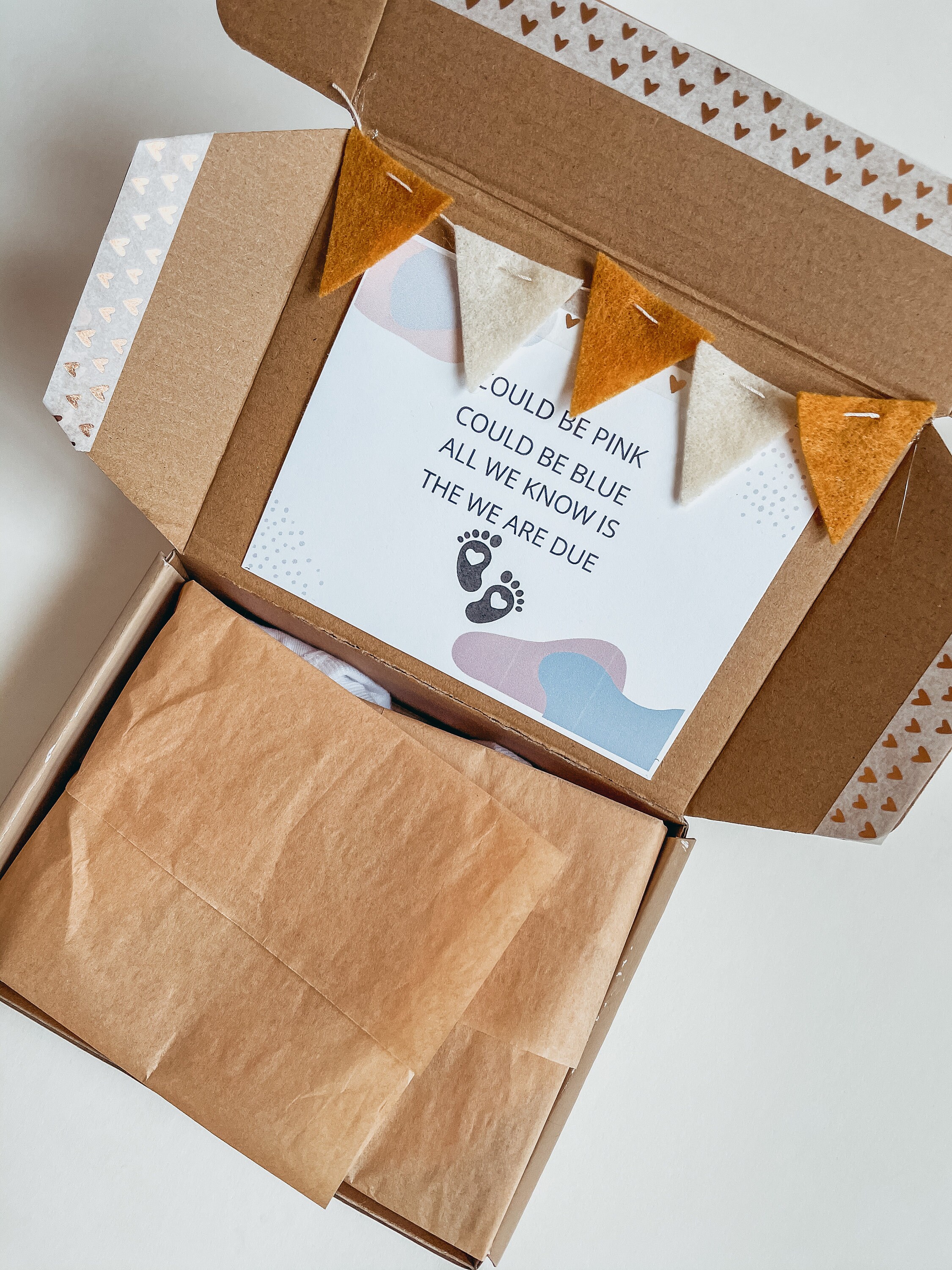 Pregnancy Announcement Gift Box Hello Daddy Surprise Box Etsy