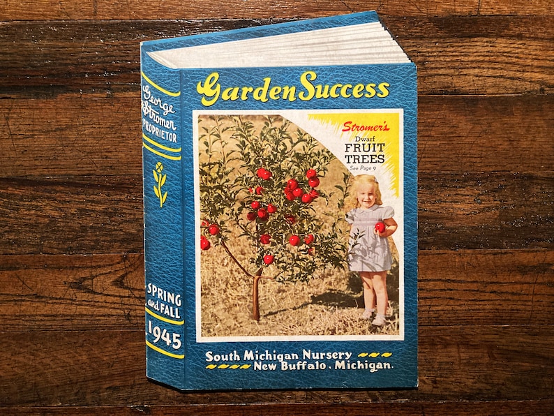 Vintage 1945 Garden Success Catalog Stromer's South Michigan