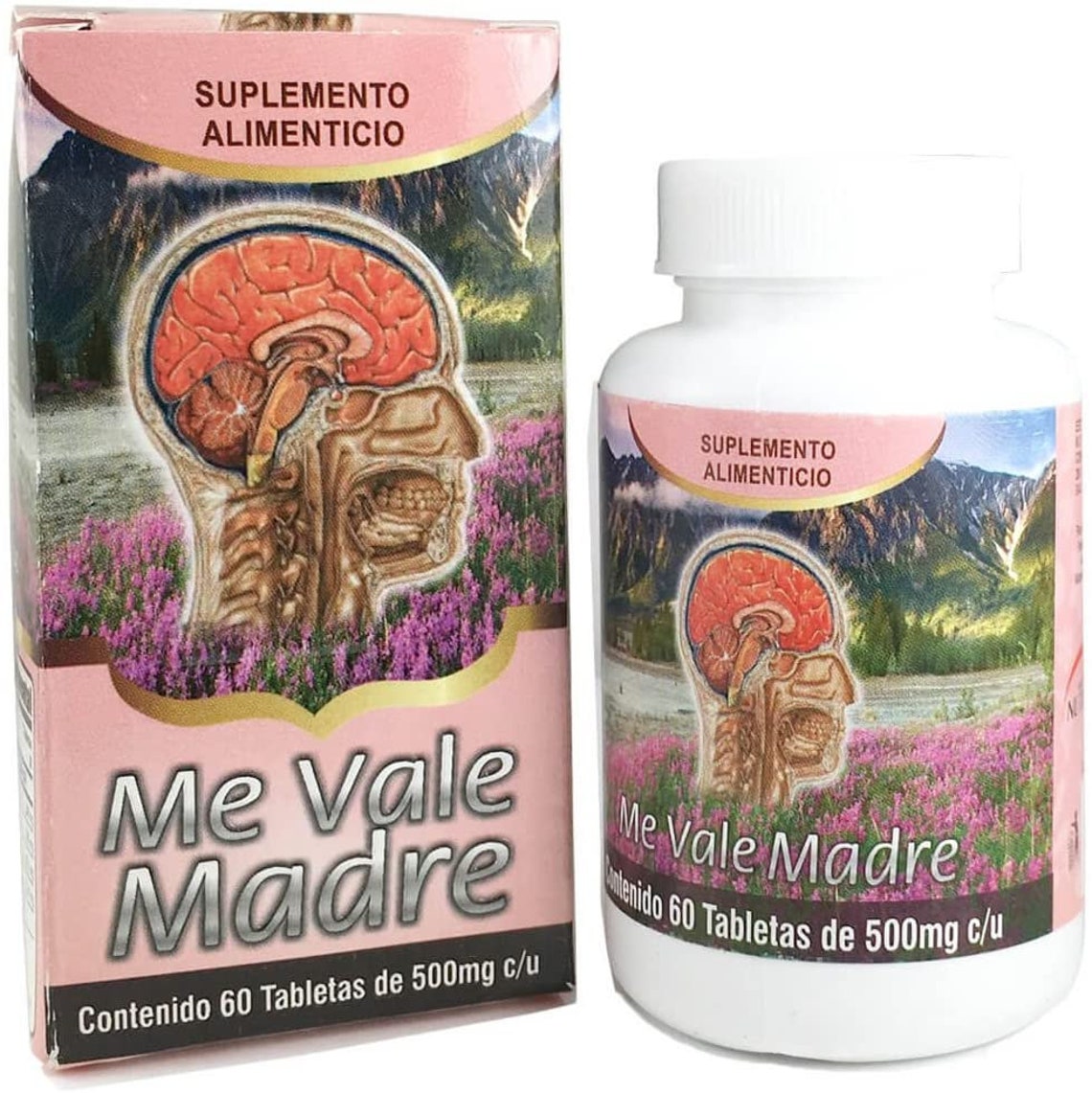 Me Vale Madre el dolor 60 pastillas relajante natural a base | Etsy