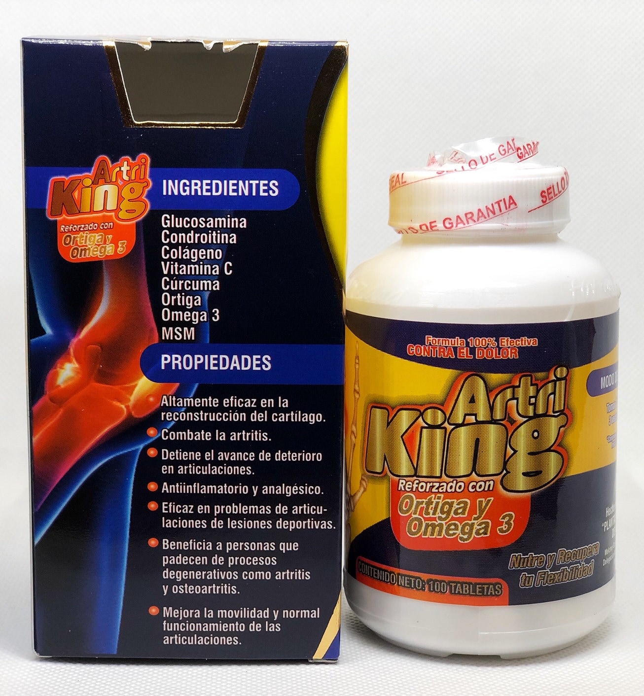 Artri King Reforzado con Ortiga/Omega 3/Curcuma/Glucosamina Etsy