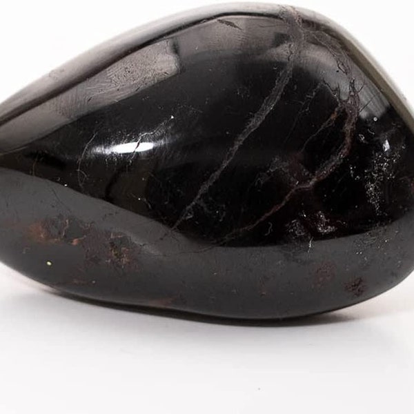 Black Tourmaline Tumbled Stone - Healing Stone - 20-25mm - 1pc