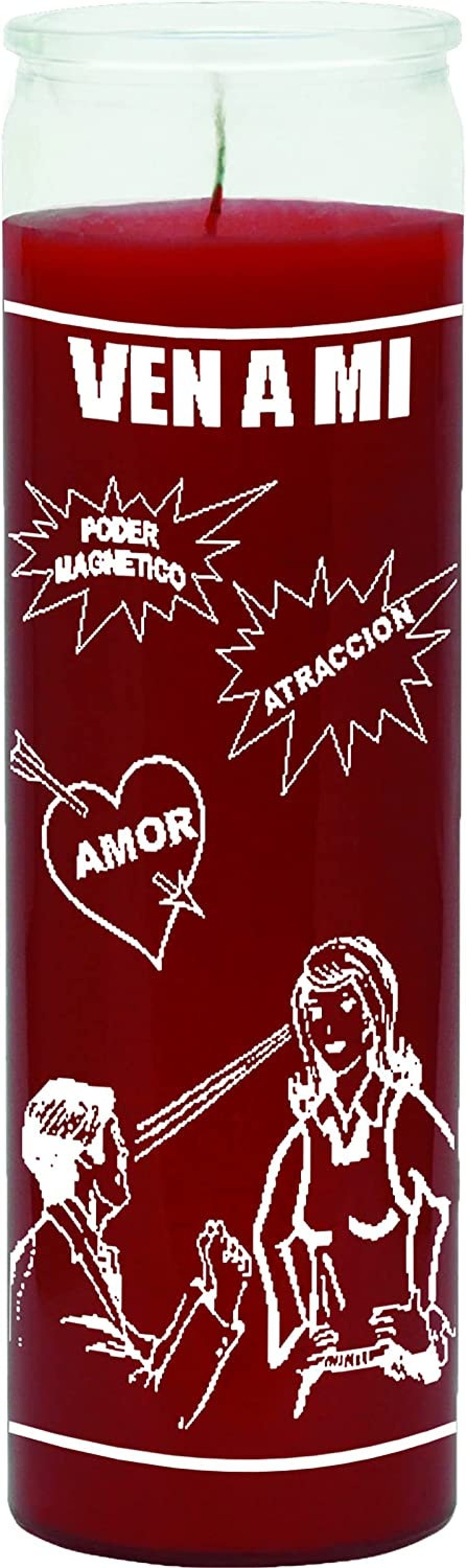 Indio 7 Day 8 Glass Devotional Candle Come to Me red Etsy