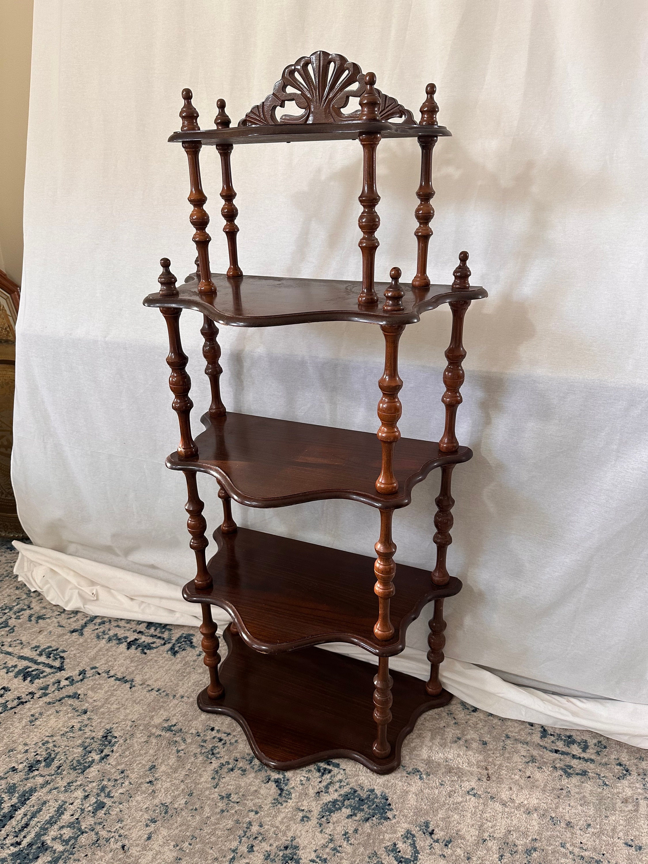 Victorian 5 tier Shelf Display Shelf Antique Victorian Etsy UK