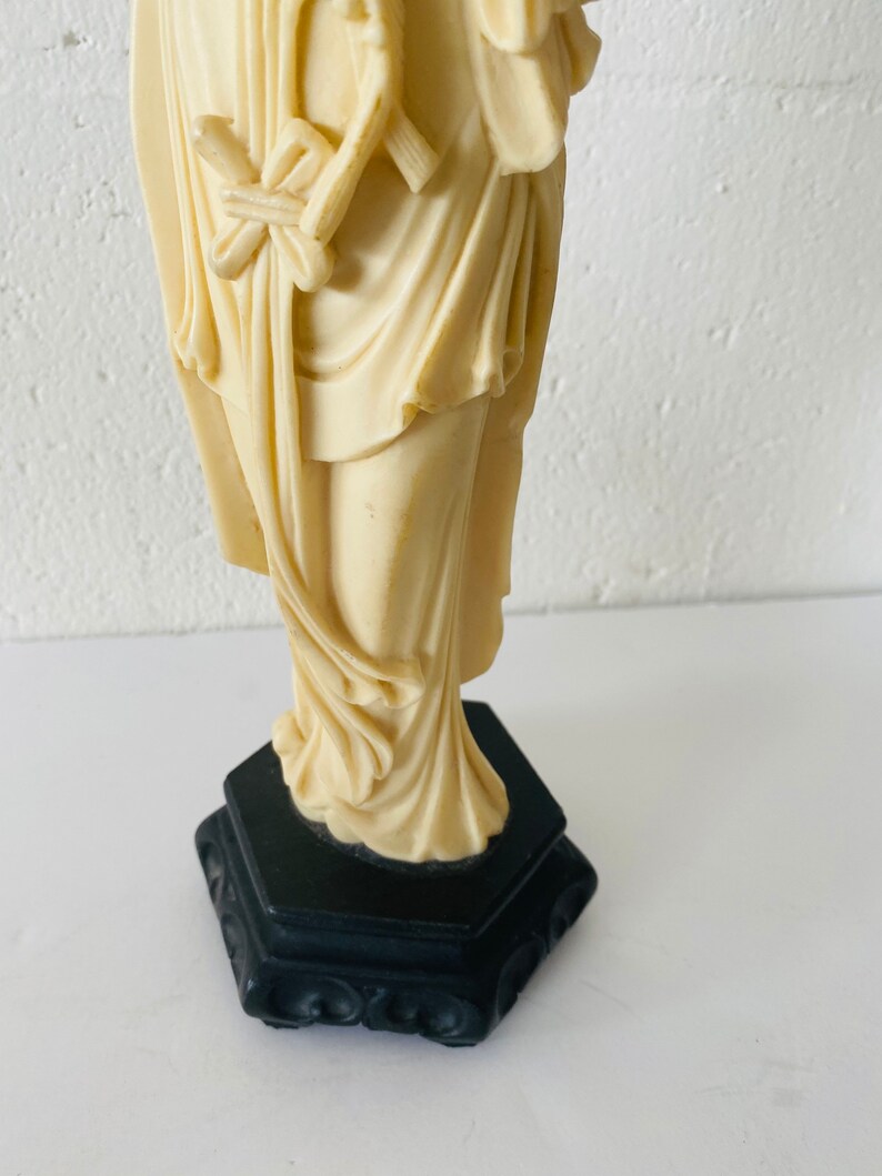 Vintage Italy resin figurine geisha Asian woman Etsy