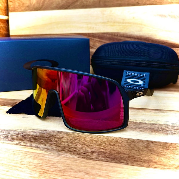 Sutro Sport Cyling Sunglasses- Matte Black/Mirrored Prizm Road lenses