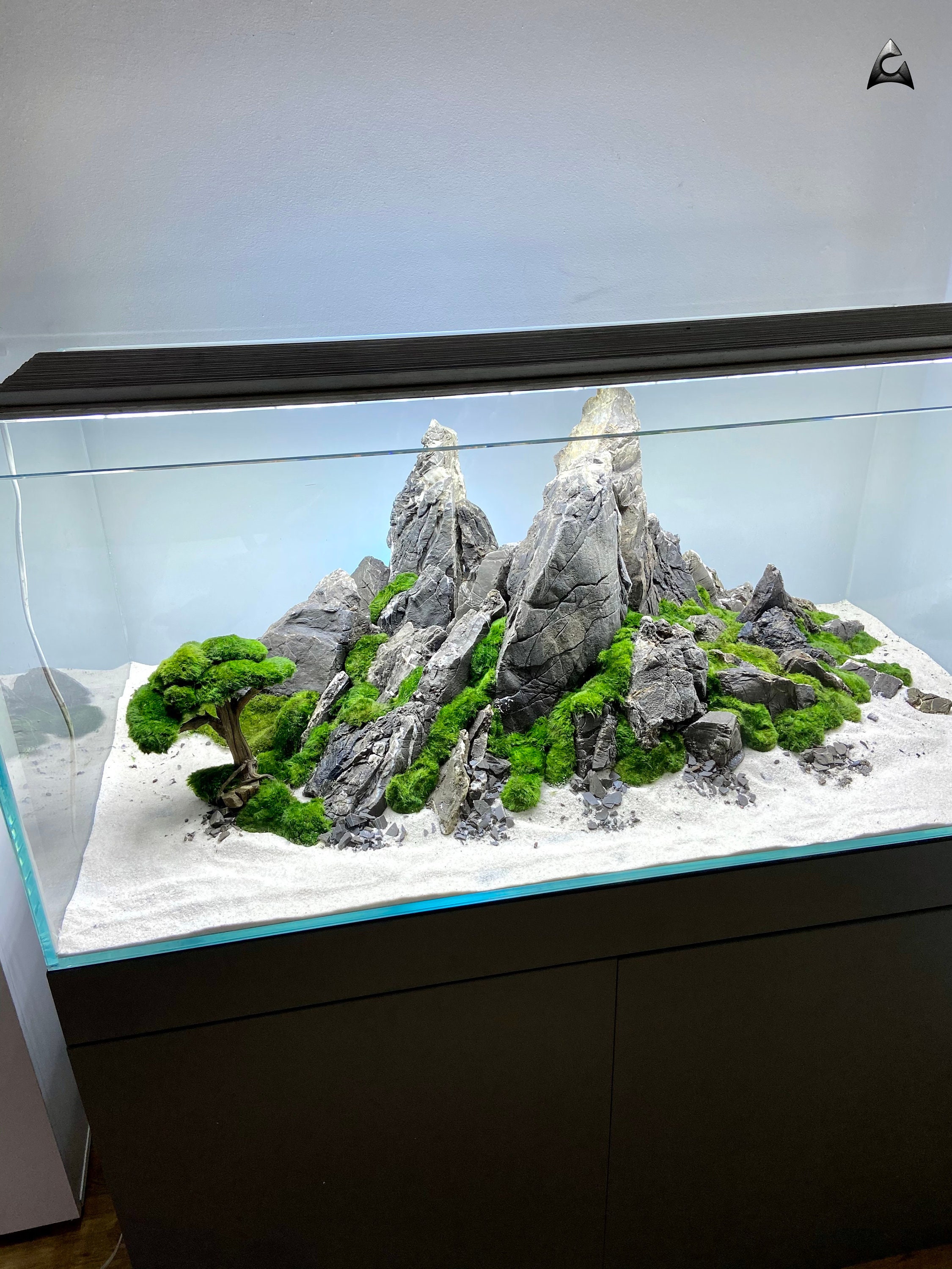 Décoration montagne zen pour aquarium - Petits Compagnons
