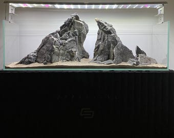 Malawi Aquarium Decoration from Natural Stones – Freshwater Cichlid Tank Rock Decor