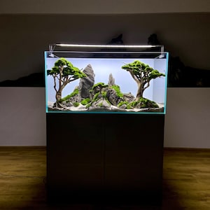 Apportez les montagnes à votre aquarium avec une décoration d'eau douce de haute qualité et naturelle. image 1