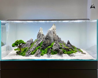 Bring the mountains to Your aquarium with a high-quality and natural freshwater decoration.