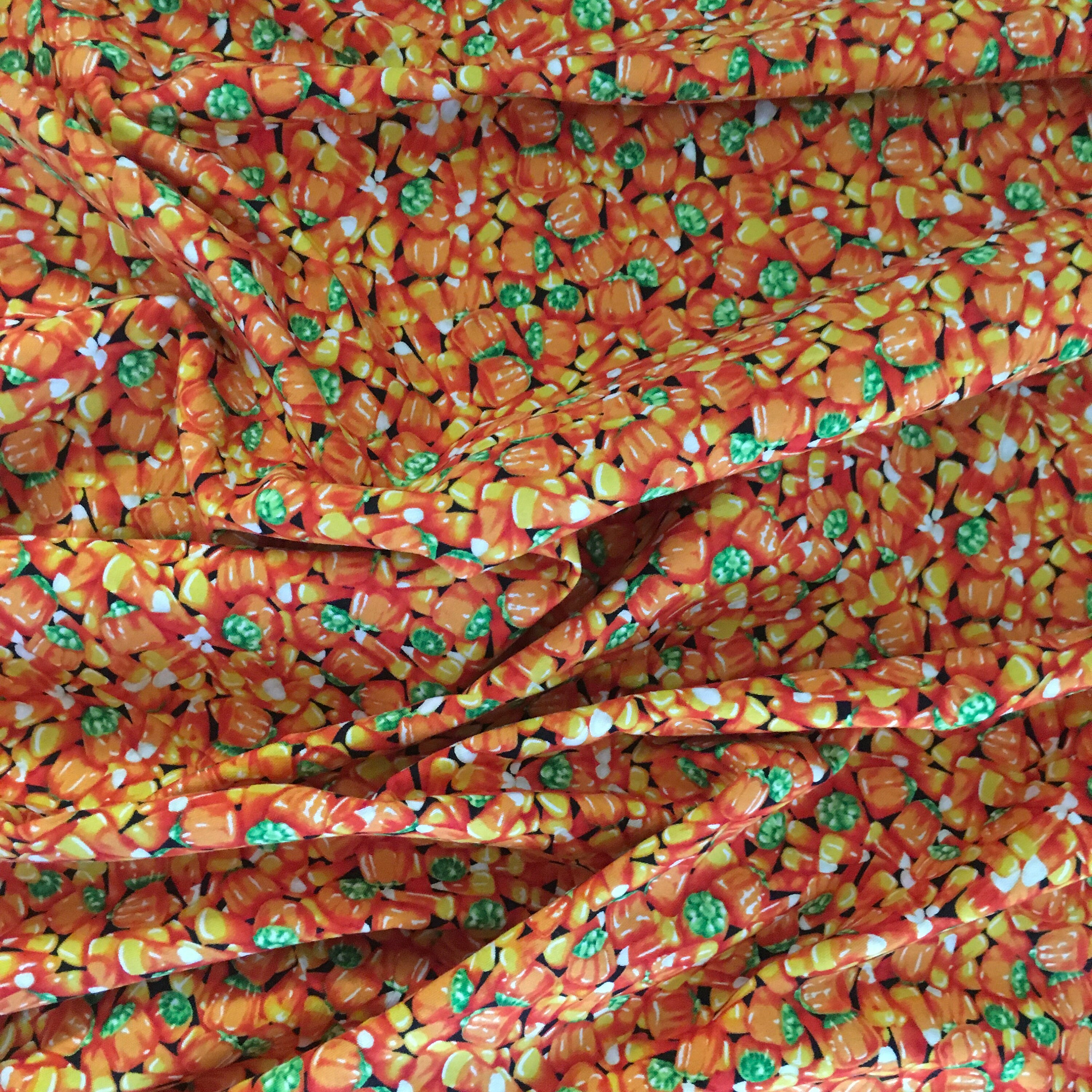 Candy Corn Fabric By the Quarter Yard Quilting Fabric By The Etsy