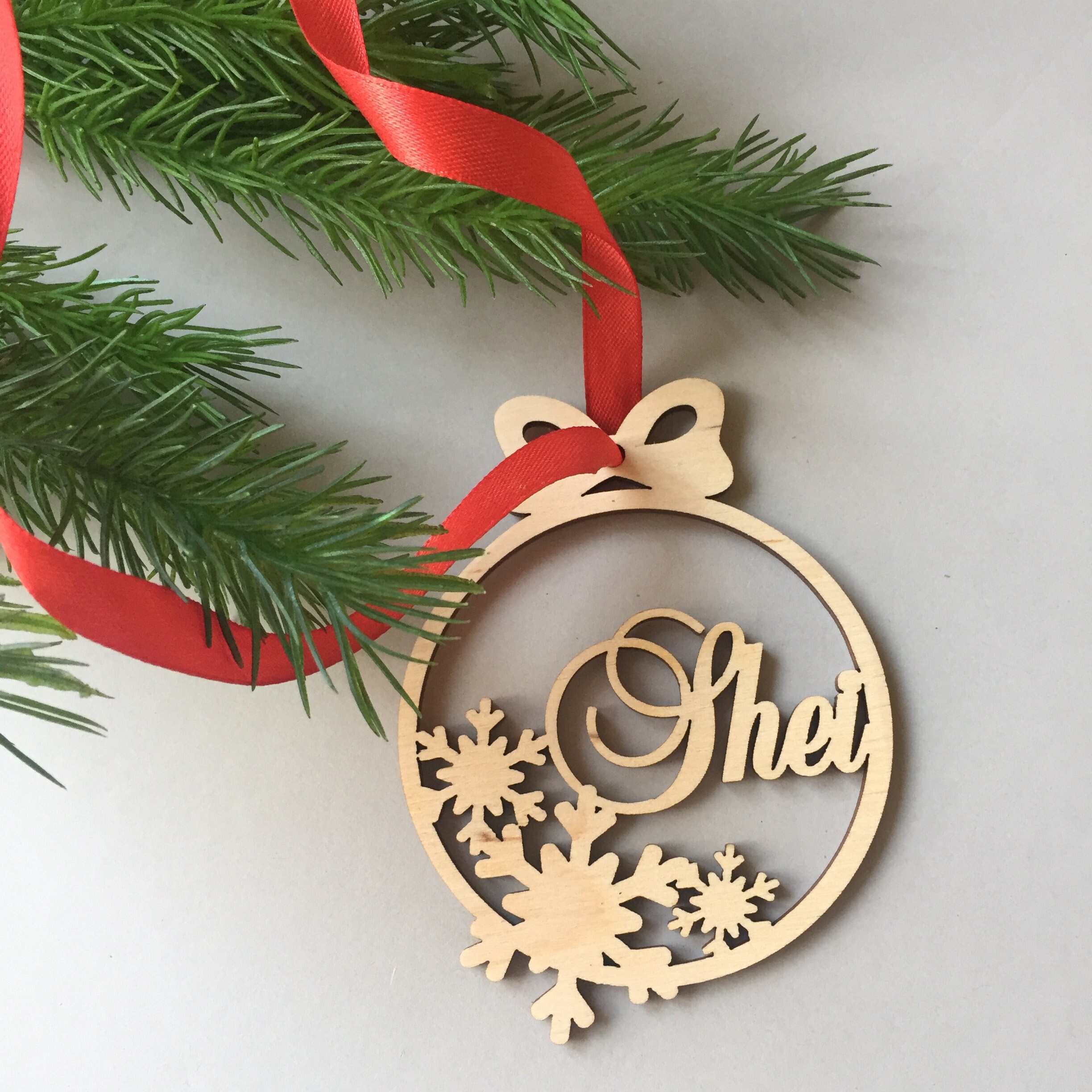 Personalized Christmas tree decor Custom Christmas ornament Etsy
