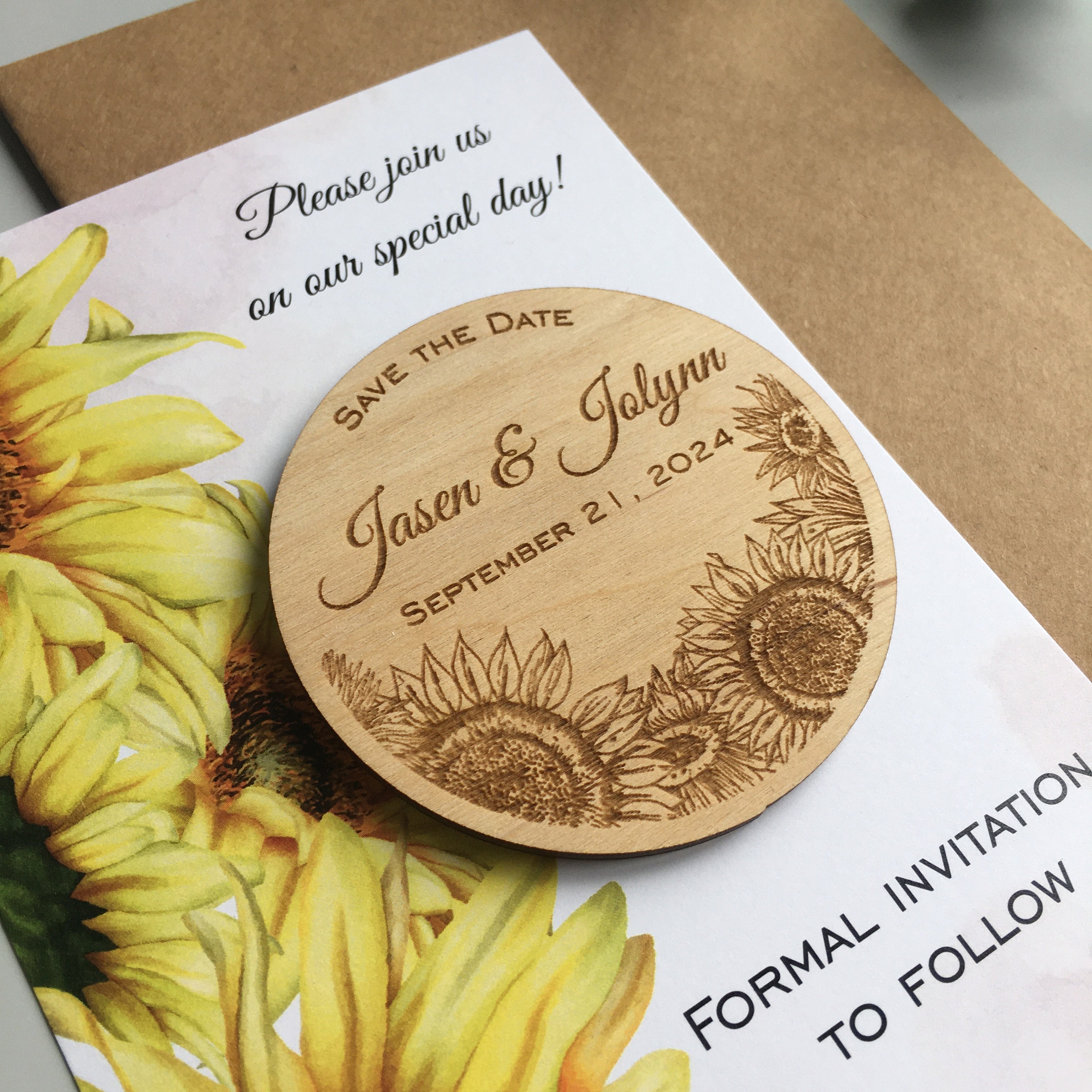 Thanksgiving Blocks Save The Date Magnet - Magnets and Labels