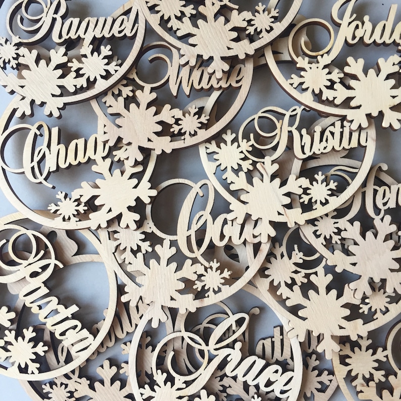 Personalized Christmas Tree Ornament Etsy