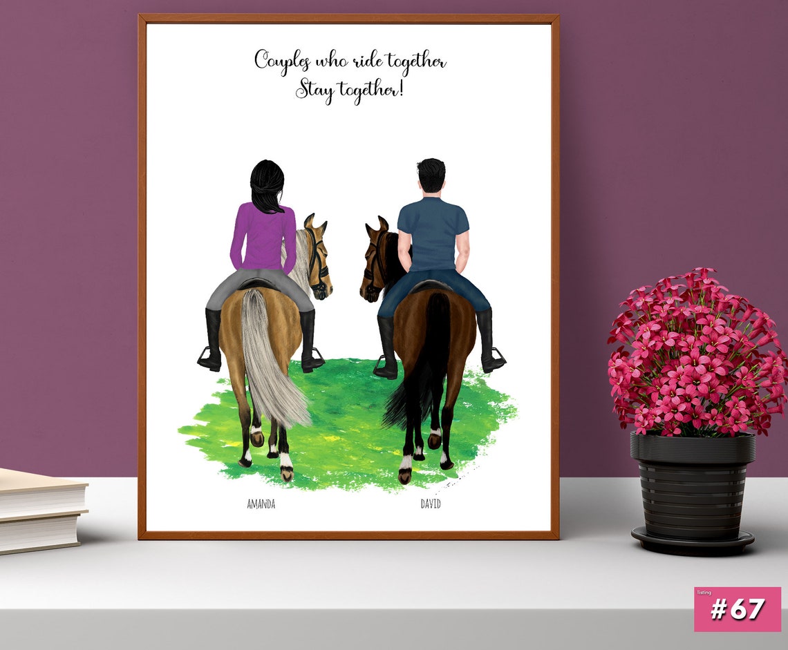 Horse Riding Print Birthday Gift for Horse Lover Etsy Horse Riding Print Birthday Gift for Horse Lover Etsy