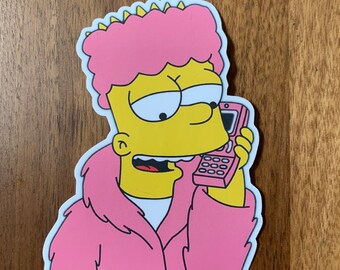 Supreme x Bart Simpson x Kanye The Simpsons Laptop Phone Bottle Sticker Box Logo Supreme x Bart Simpson x Kanye The Simpsons Laptop Phone Bottle Sticker Box Logo