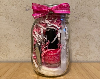 Hot Pink - Pedicure in a Jar