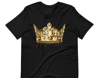 Hebrew Israelite The Crown Men's & Women's Drop Tail Urban T-Shirt w/Fringes/Custom Artwork