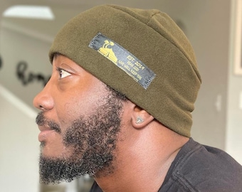 Hebrew Israelite HOJC Military Style Fleece Cap/Beanie  One Size Fits Most