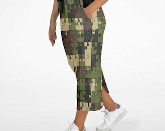 Hebrew Israelite Camouflage Ahchwath Sister Women's Long Fashion Dress