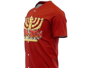 Hebrew Israelite Tru Brew Blood Red On Red Jersey